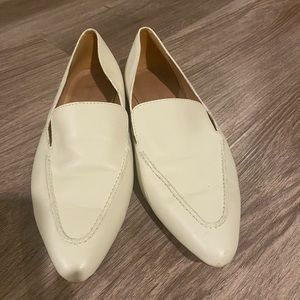 Madewell White Loafers size 7